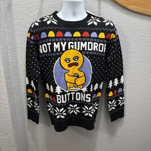 Shrek Christmas Sweater Gingerbread Man‎ Men S Not My Gumdrop Ugly Knit Pullover